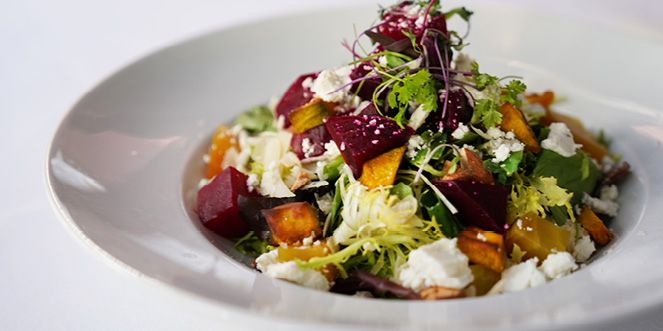 Mini tuna poke tastings